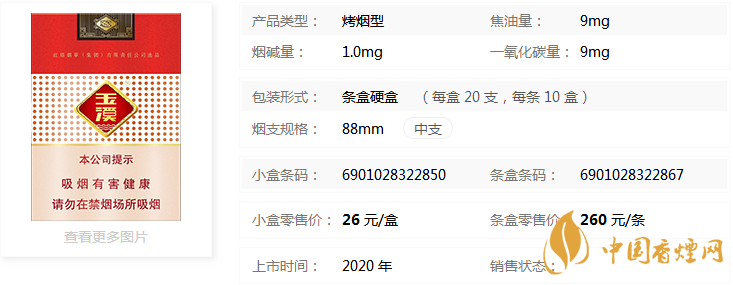 玉溪鑫中支多少錢(qián)一包 玉溪鑫中支價(jià)格一覽