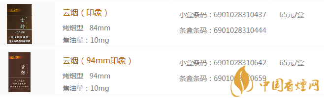 云煙印象系列價(jià)格表和圖片大全 云煙印象系列產(chǎn)品一覽