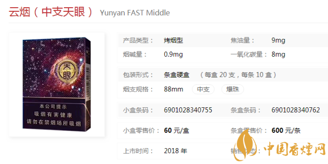 2021云煙價(jià)格表 云煙的口感分析